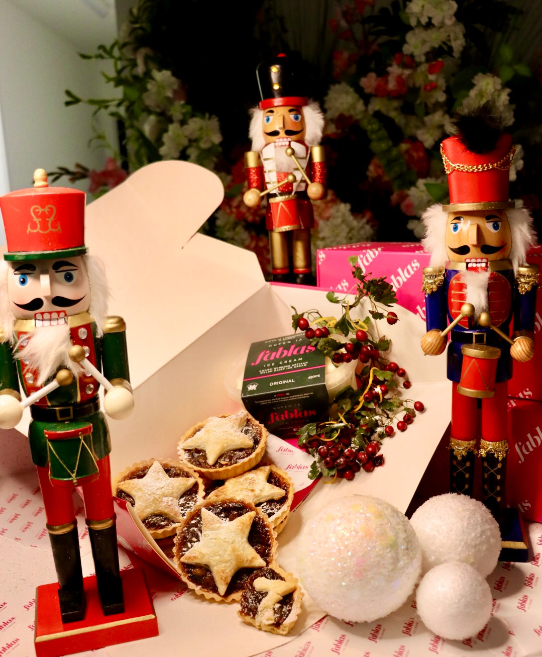 Handmade, Luxury Mince Pie and Ice Cream box